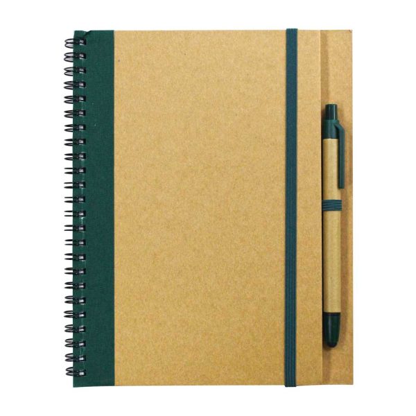 80 Recycled Notepad with Pen