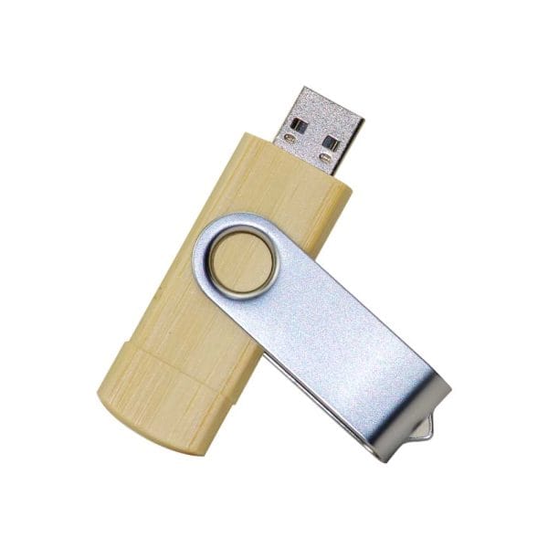 500 OTG Bamboo Swivel USB 32GB