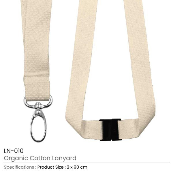 50 Organic Cotton Lanyards