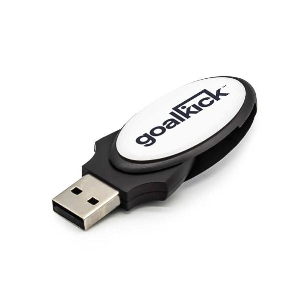 140 Oval Swivel 4GB USB Flash Drives