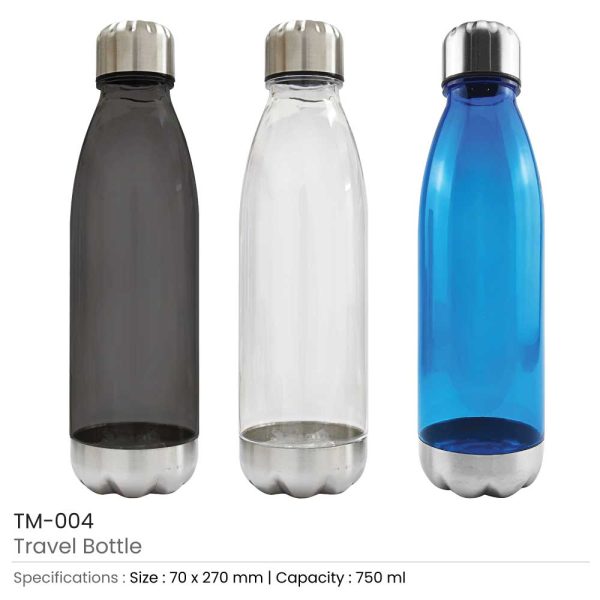 50 Transparent Water Bottles