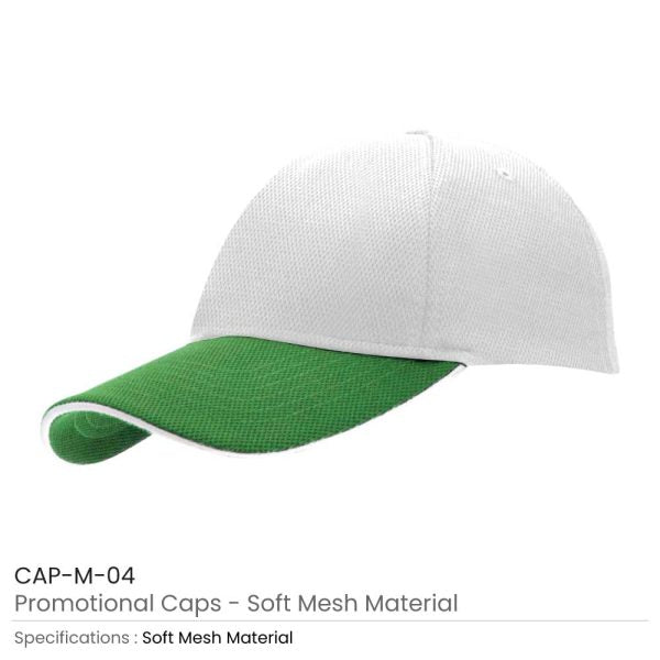 150 Promotional Caps Soft Mesh Material