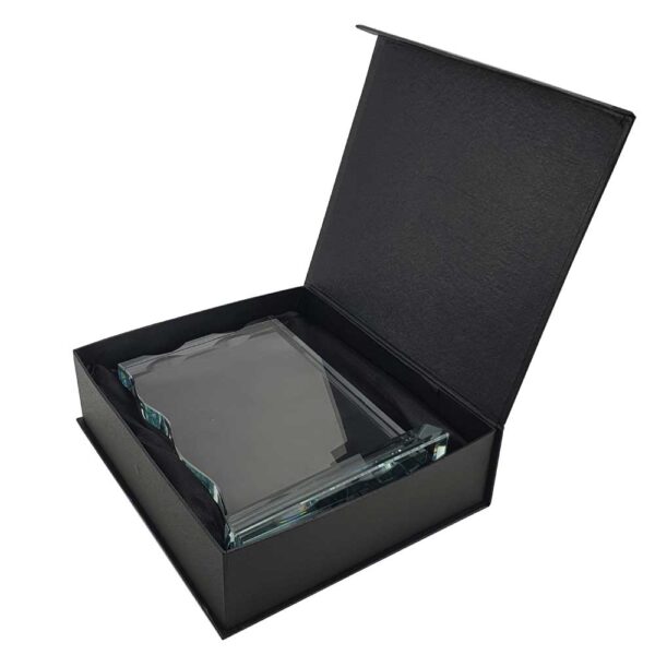 50 Rectangle Crystal Awards with Glass Base & Box