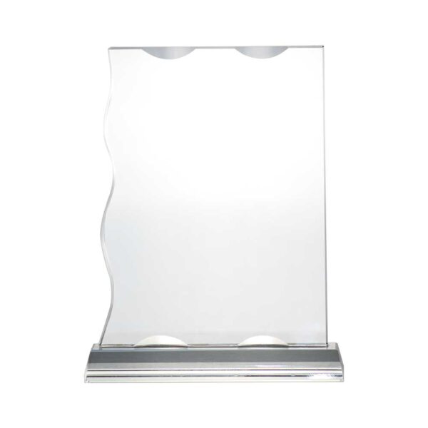 50 Rectangle Crystal Awards with Glass Base & Box