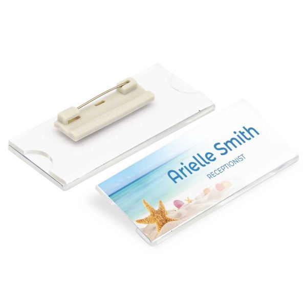 50 Reusable Acrylic Name Badges