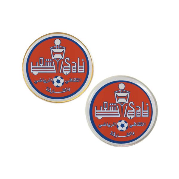 50 Round Flat Metal Badges