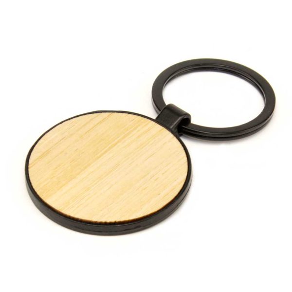 50 Metal Keychain with Bamboo