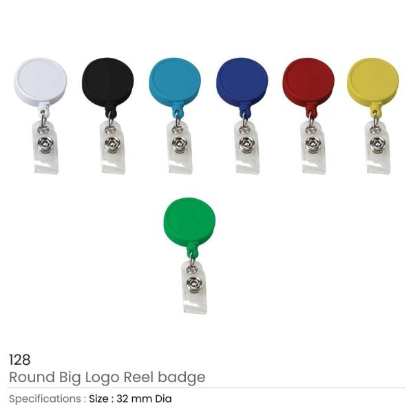 1000 Round Logo Badge Reels