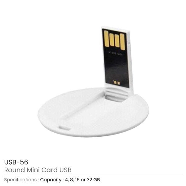 500 Round Mini Card USB