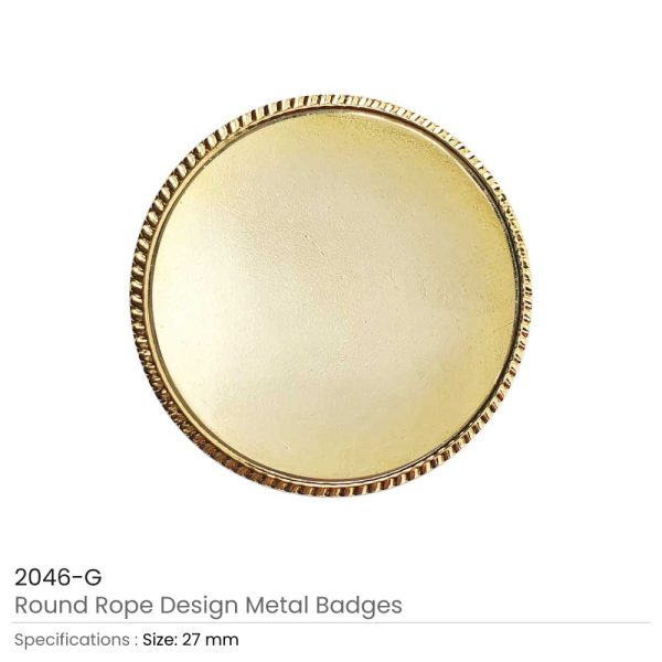 50 Round Rope Design Logo Badges