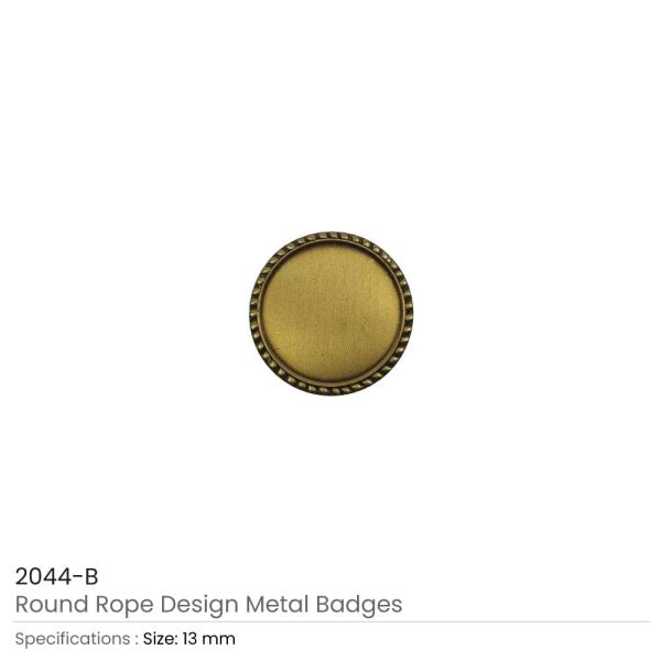 250 Round Rope Design Logo Badges