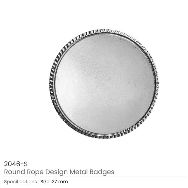 50 Round Rope Design Logo Badges