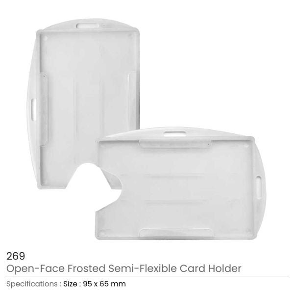 1000 Semi Flexible ID Card Holder