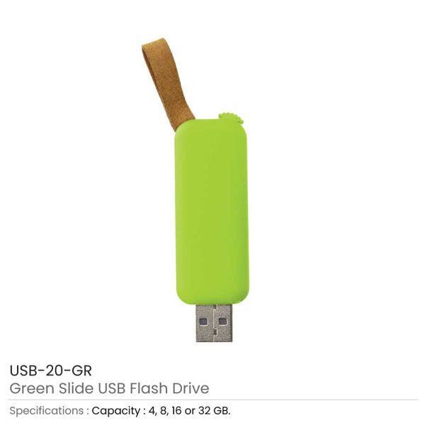 500 Slide Button USB Flash