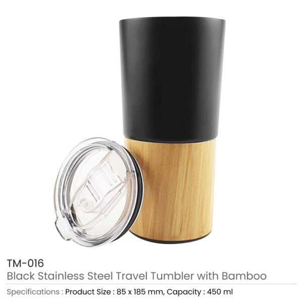 50 Travel Tumbler with Bamboo