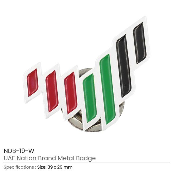 1000 UAE National Brand Metal Badges