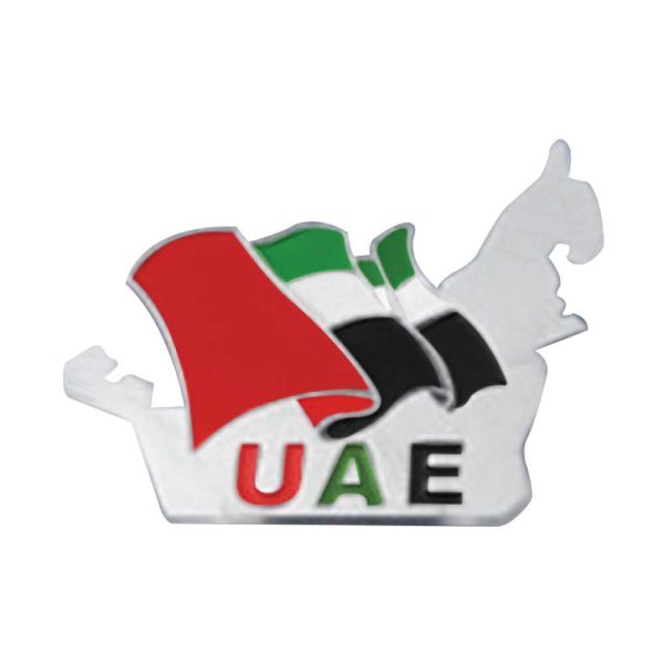 50 UAE Map Shape Flag Badges