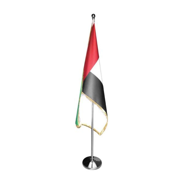 1 UAE Flag Large Size with Stand