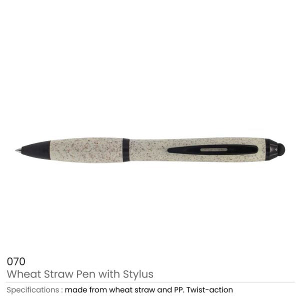 50 Wheat Straw Pens with Stylus