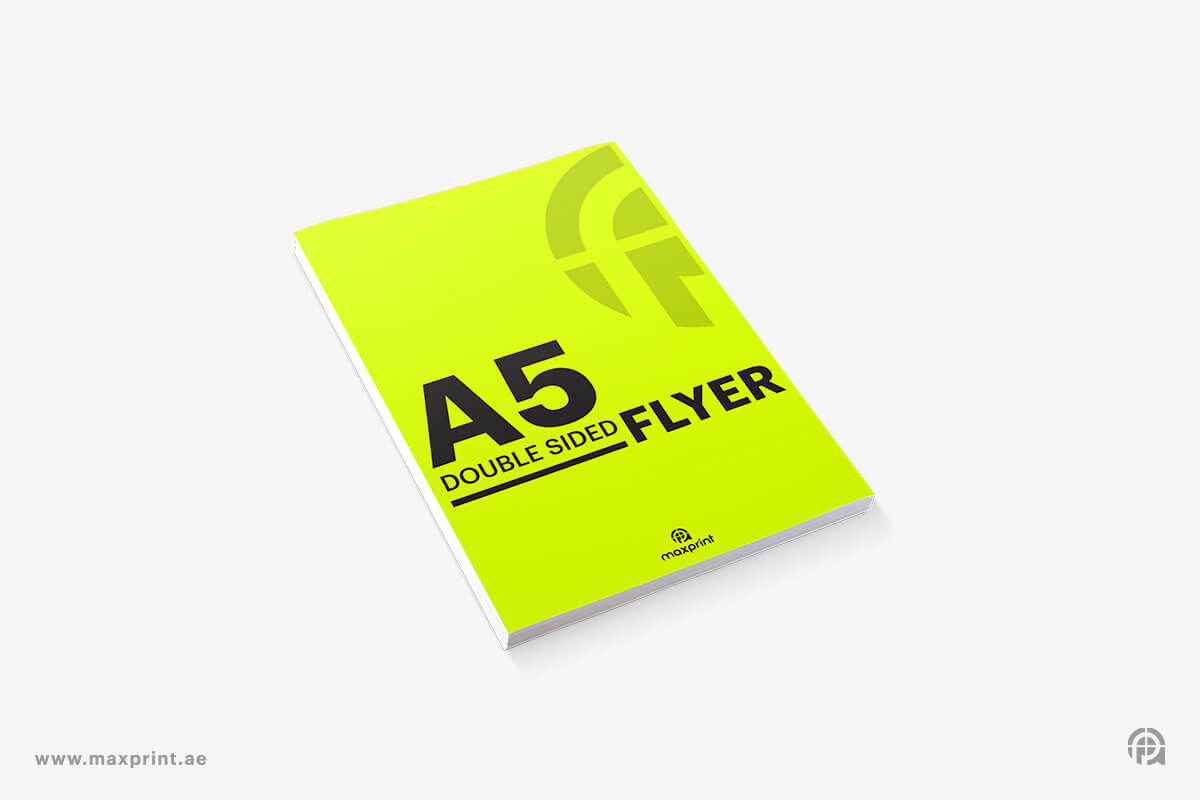 20000 Flyers A5 Real Size, 170 GSM, Glossy Paper