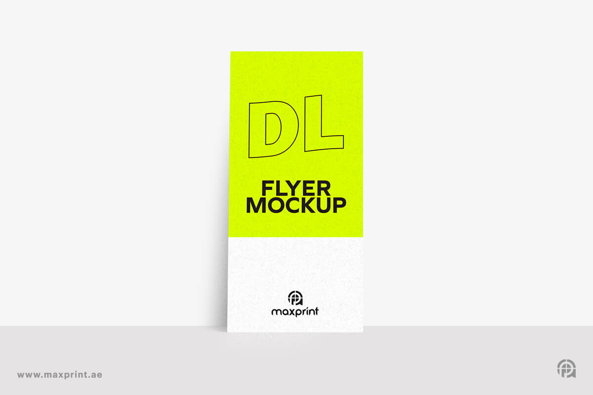 1000 Flyers DL (9.7 × 20 cm), 170 GSM, Glossy Paper