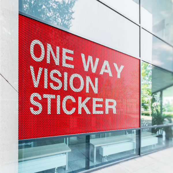 One Way Vision Sticker